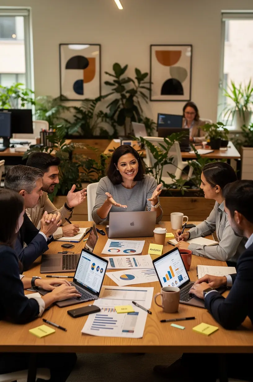 Modern office environment