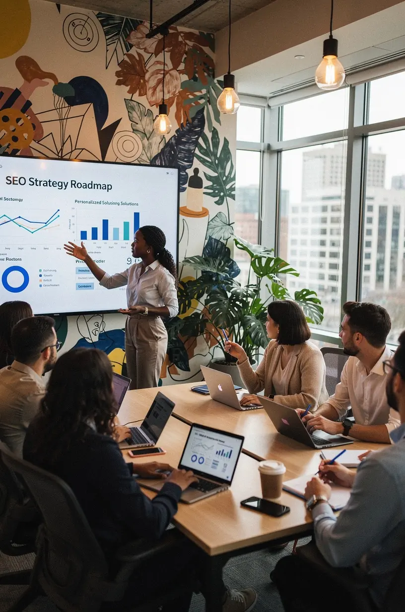 Professional team collaboration